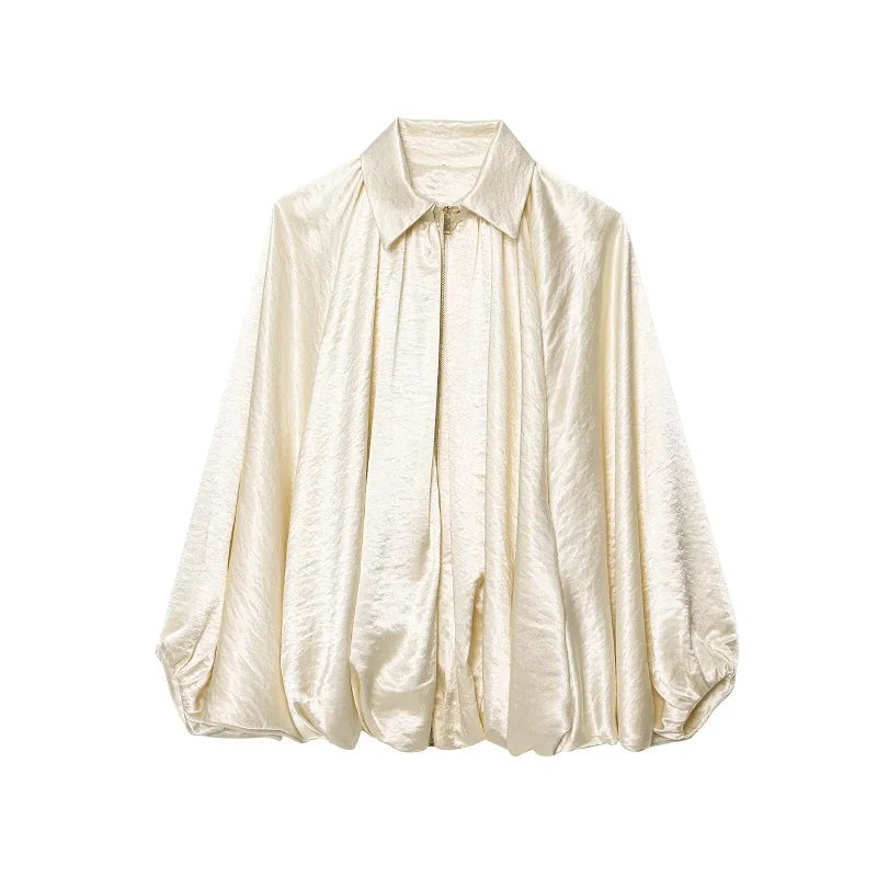 Glamsta - Ruched Oversized Puffy Jack - Glamsta™