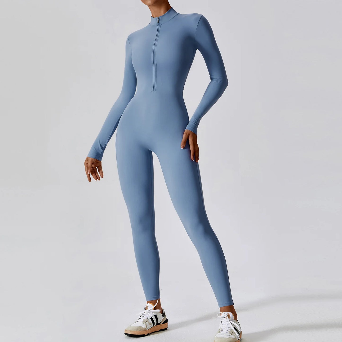 Glamsta - Long Sleeve Yoga Jumpsuit Glamsta™