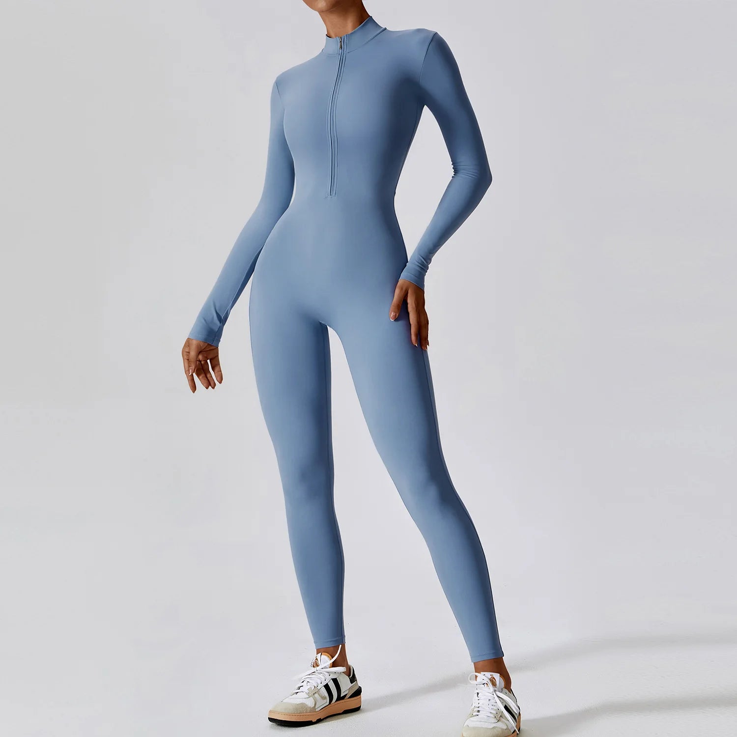 Glamsta - Long Sleeve Yoga Jumpsuit Glamsta™