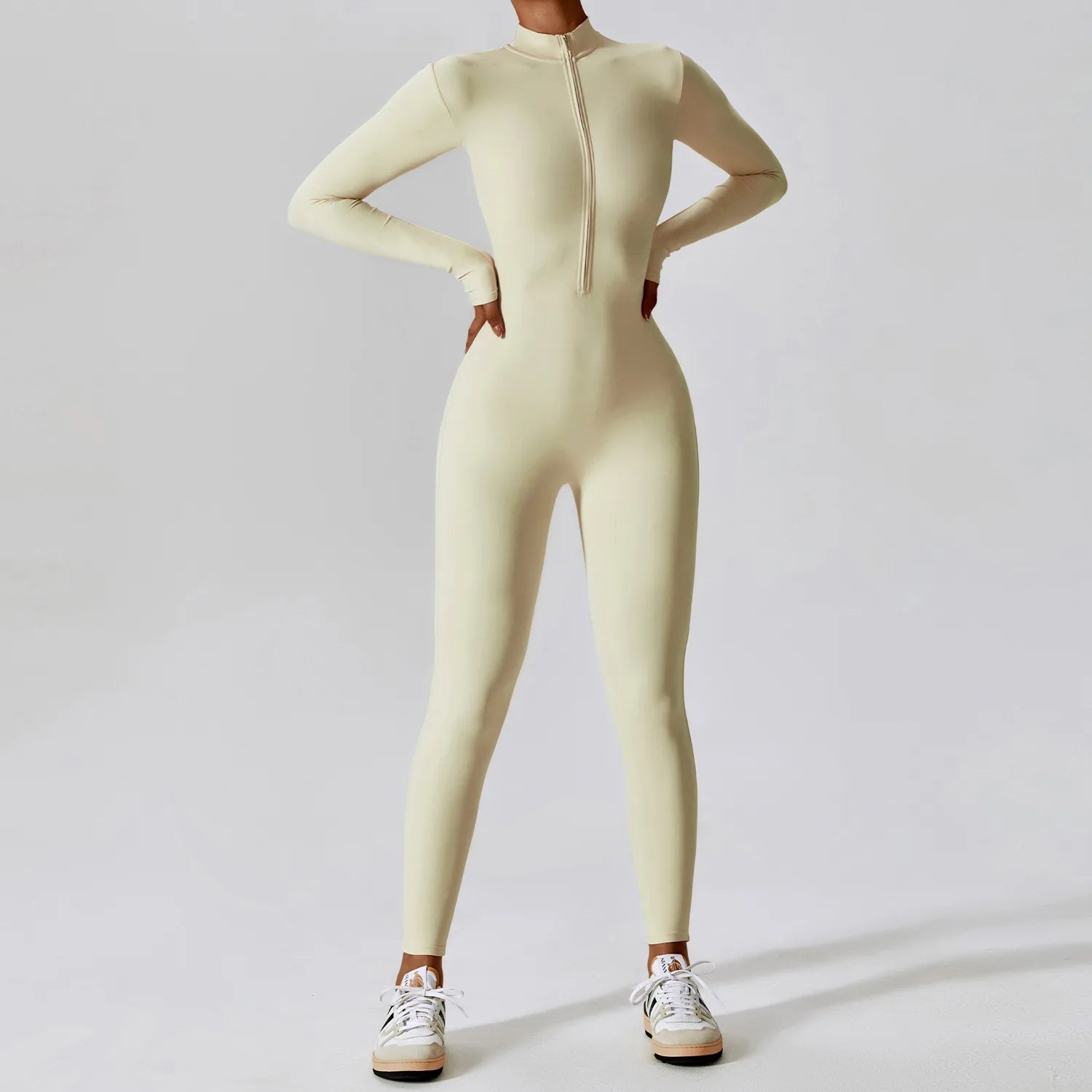 Glamsta - Long Sleeve Yoga Jumpsuit Glamsta™