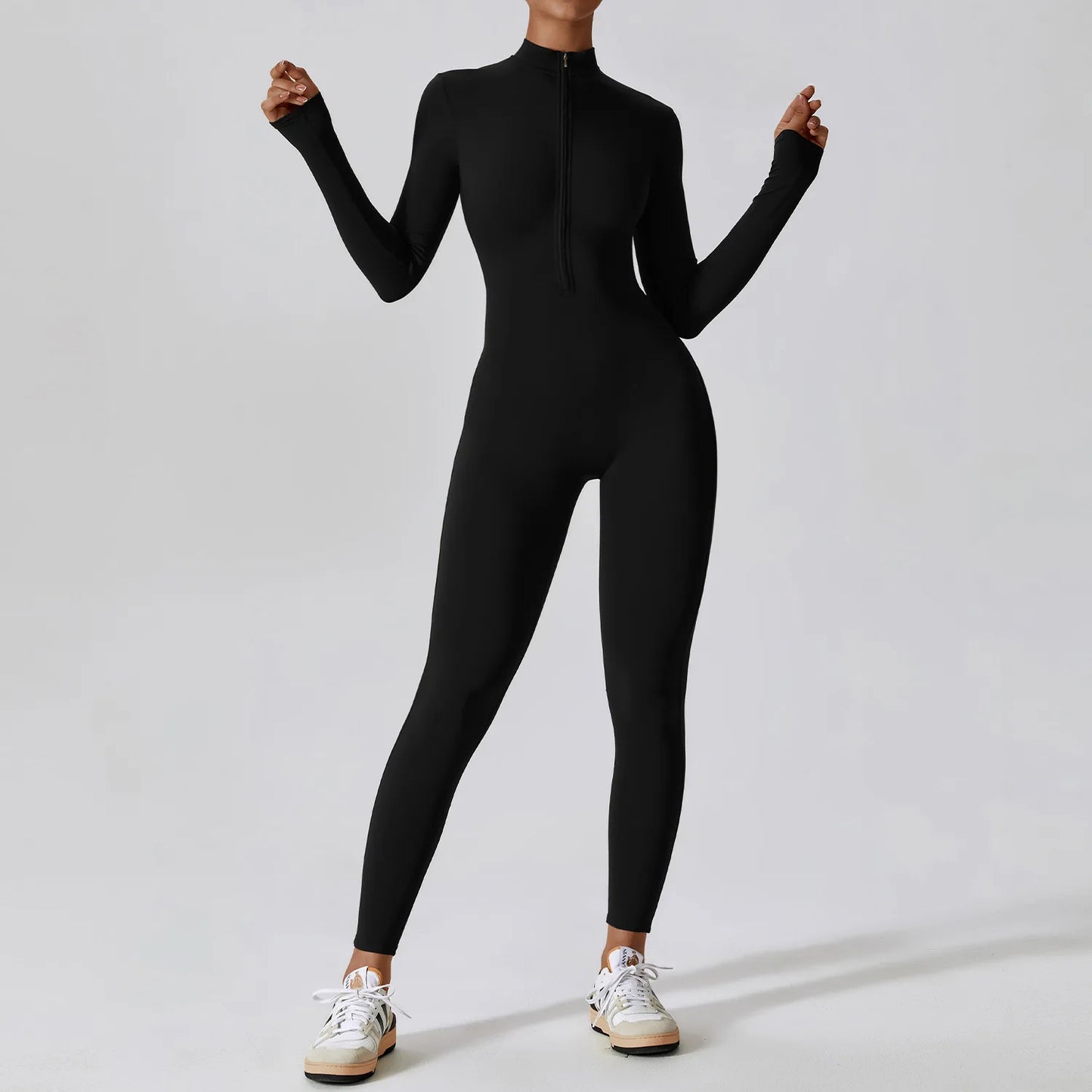 Glamsta - Long Sleeve Yoga Jumpsuit Glamsta™