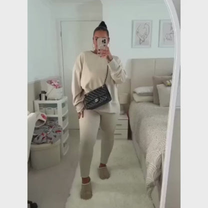 Glamsta - Casual Long Sleeve Sweatshirt & Pants Set 1+1 Promo